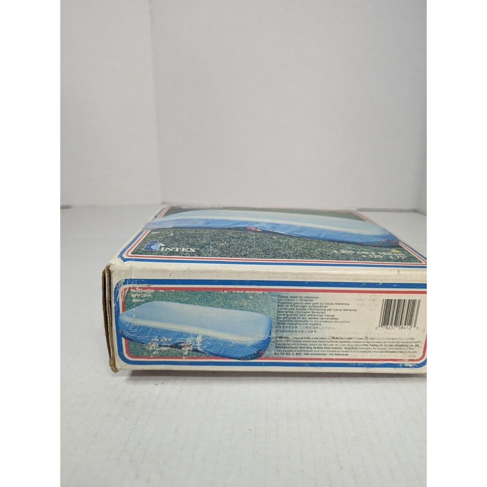 Intex Vintage The Wet Set Inflatable Rectangular Pool Cover‎ - Picture 2 of 6
